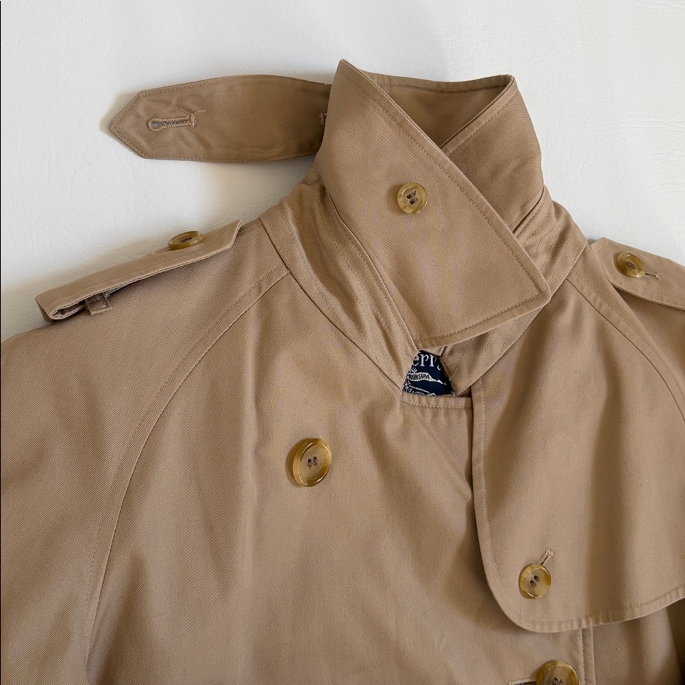 Burberry Long Kensington Heritage Trench Coat Vintage Women size UK 14 or US 12 - Picture 7 of 16